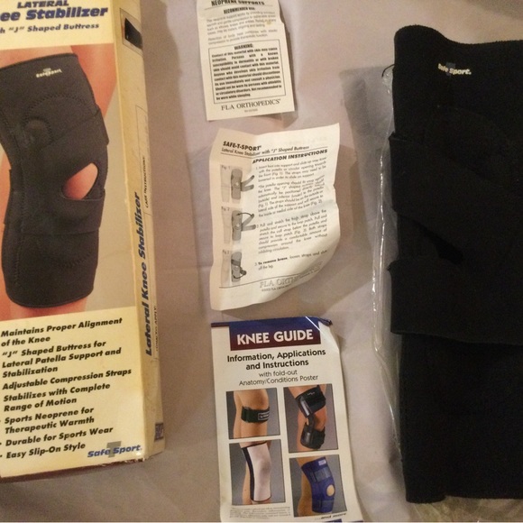 LATERAL KNEE STABILIZER WITH J -SHAPED BUTTRESS SIZE L - Picture 4 of 4